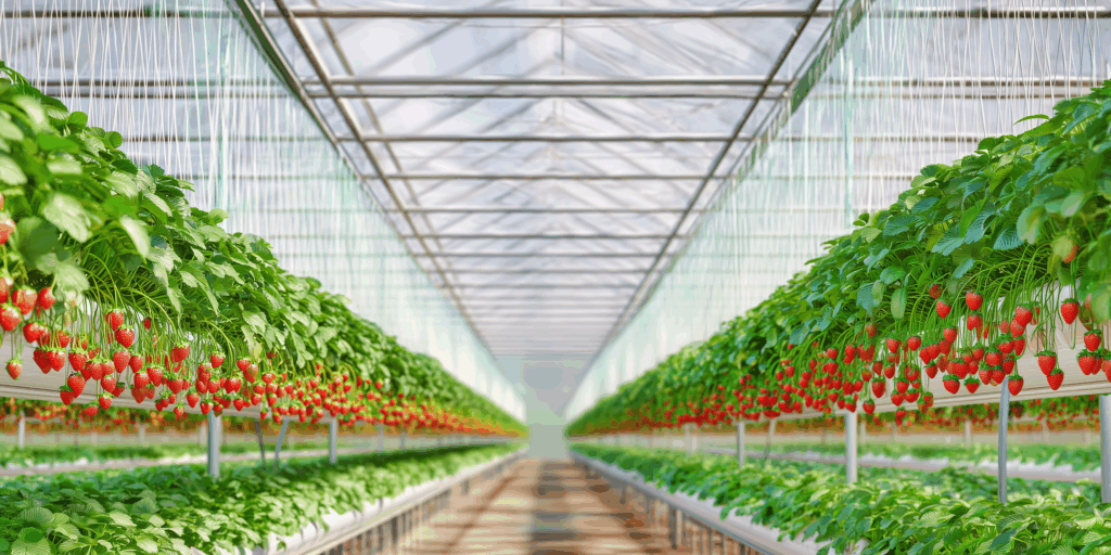 greenhouse-strawberries